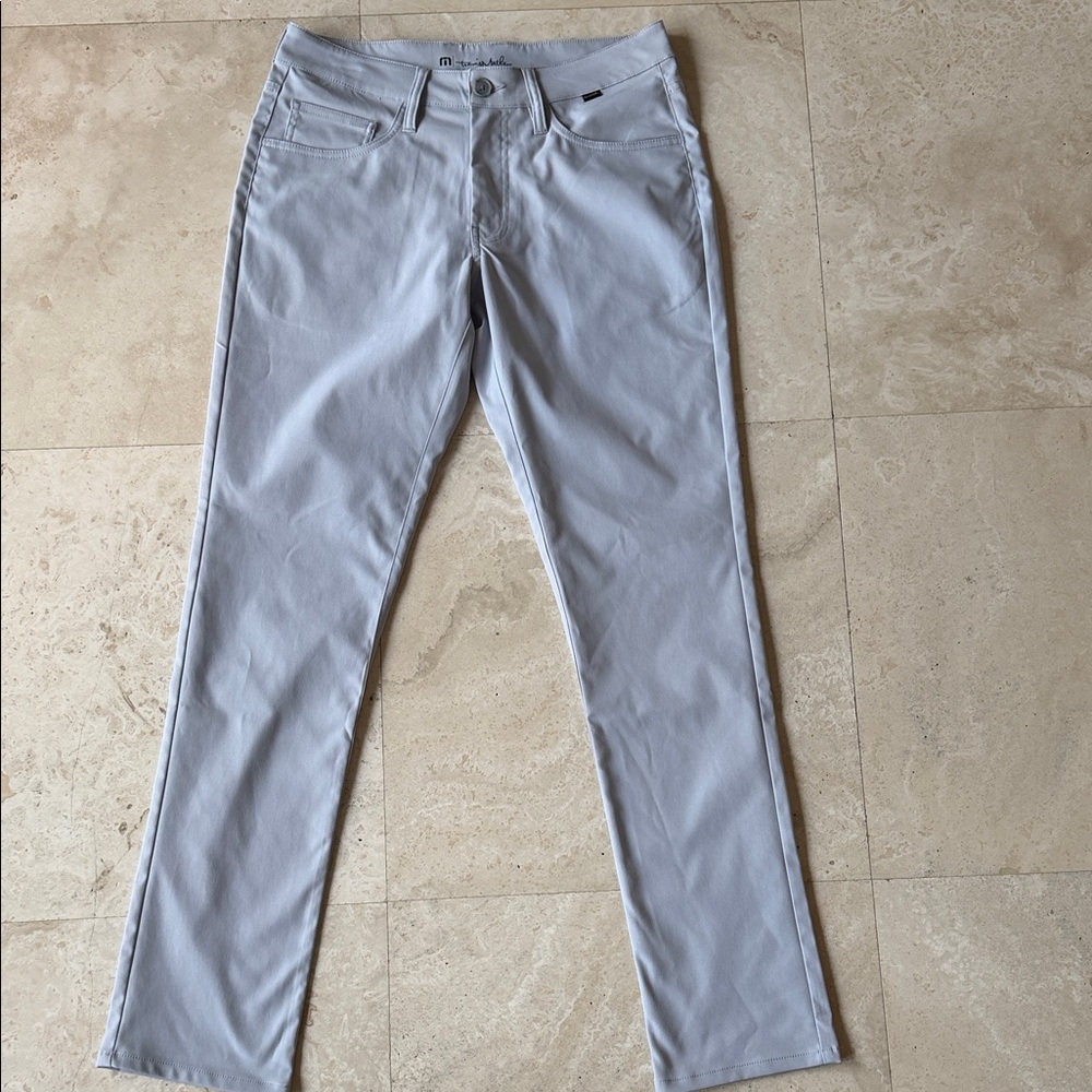 Travis Mathew Light Gray Casual Pants